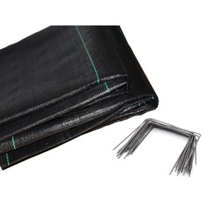 Kit toile de paillage 130g/m² - Noir