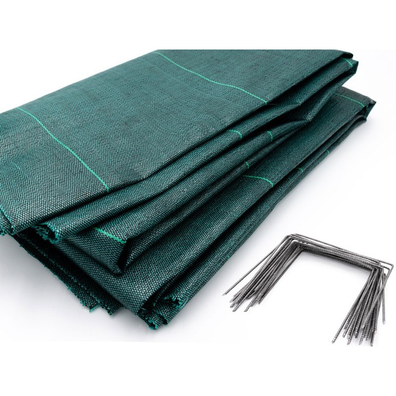 Kit toile de paillage 130g/m² - Vert Kit toile de paillage 130g/m² - Vert