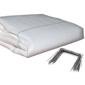 Kit toile de paillage 130g/m² - Blanc