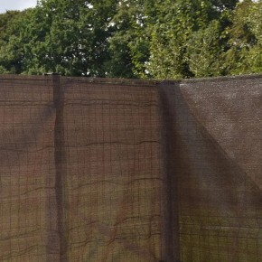 Filet brise-vue marron foncé - 80% d'occultation - Prix imbattable