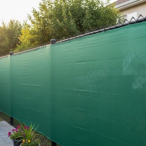 Filet brise-vue - Vert/Noir - 85% d'occultation